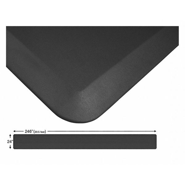Continuous Comfort Mat, Black, 246