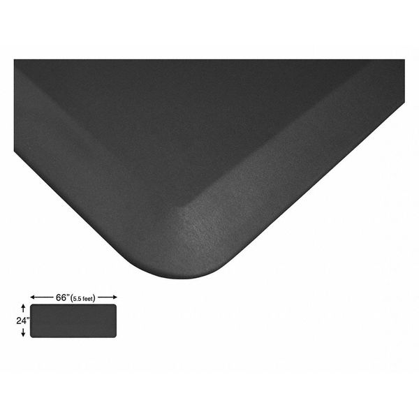 Continuous Comfort Mat, Black, 66