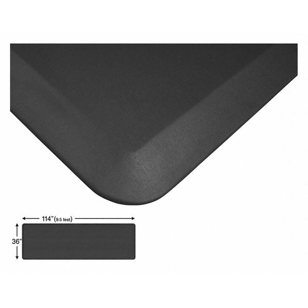 Continuous Comfort Mat, Black, 114