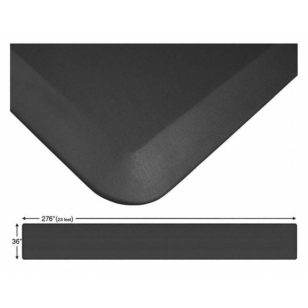 Continuous Comfort Mat, Black, 276