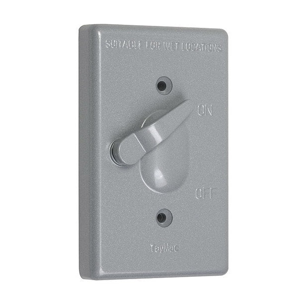 Weatherproof Cover, Vertical, 1-Gang, Gray