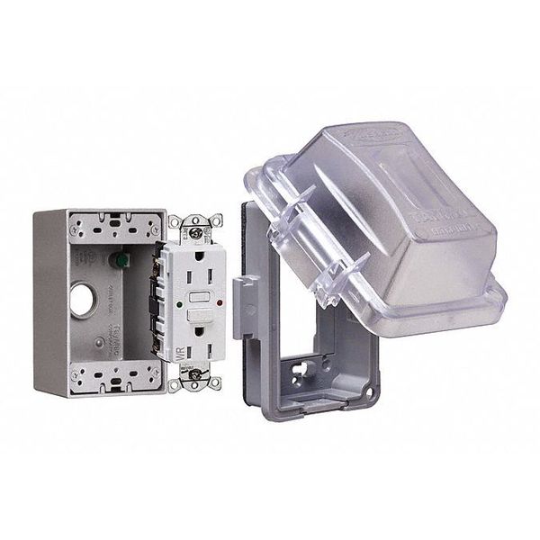 While-In-Use Cvr, Extra Duty, Clear, 2-3/4