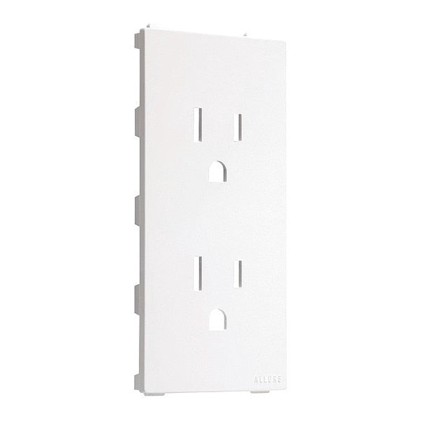 Allure Decorator Insert, Plastic, White