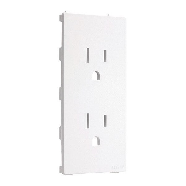 Allure Duplex Insert, Plastic, White