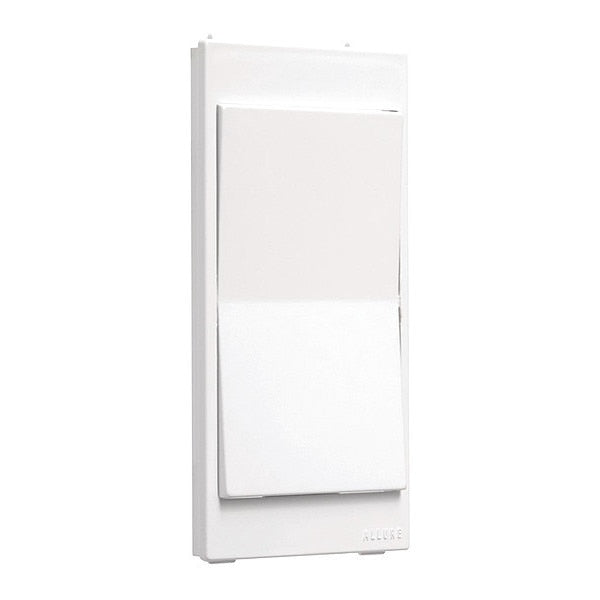 Allure Rocker Switch Insert, Plastic, White