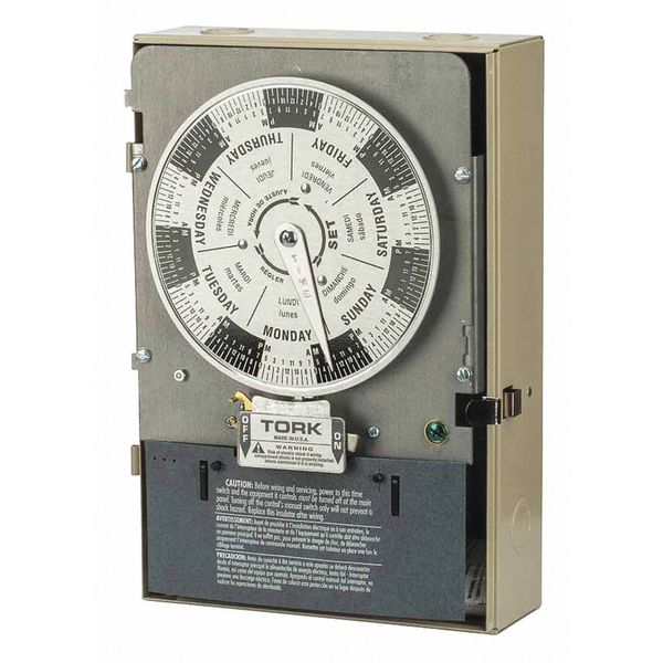 Time Switch, 7 Day, 40A, 208-277V, 4PST