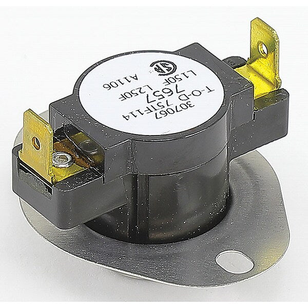 Switch, 100 deg-250 deg.F, Auto, 2 Pin Disc