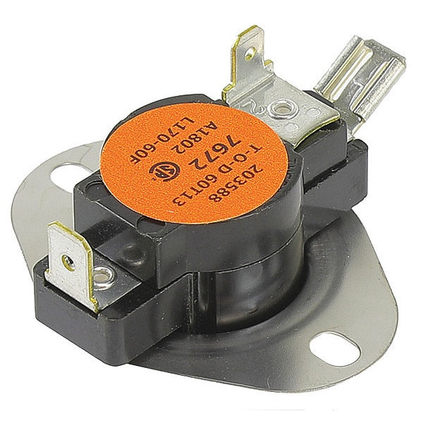 Switch, 110 deg-170 deg F, Auto Reset Disc