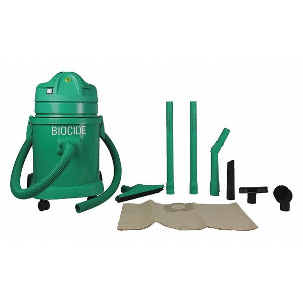 Critical Area Vacuum, 1 1/4 in Hose Dia., HEPA 118 cfm