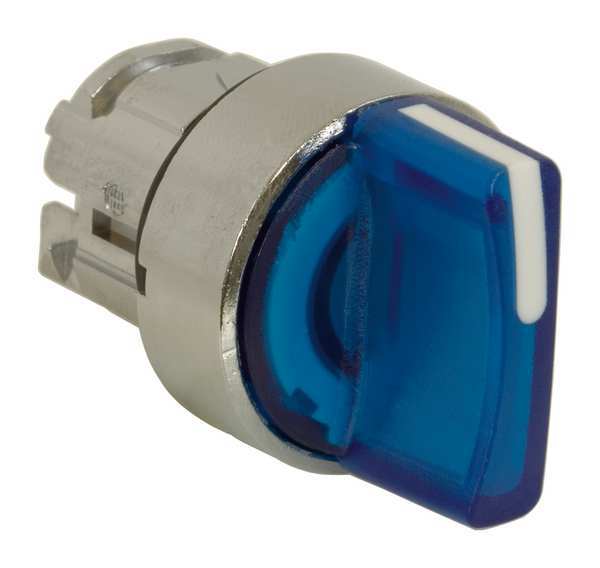 Illum Selector Switch, 3 Pos, 22mm, Blue
