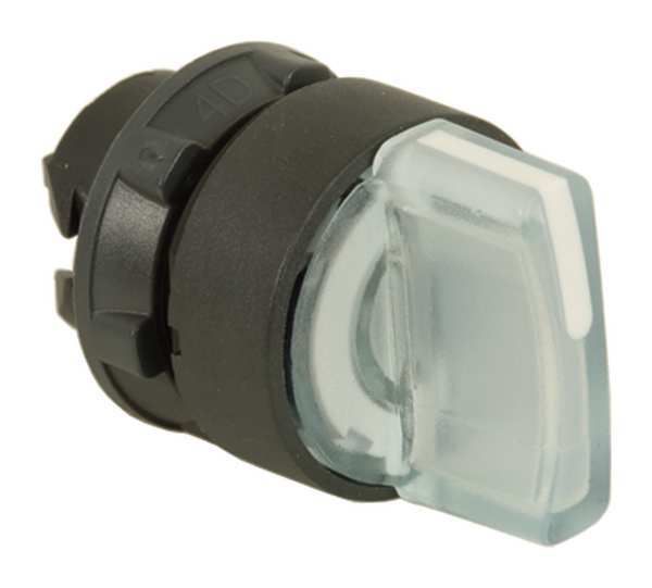 Illum Selector Switch, 3 Pos, 22mm, White