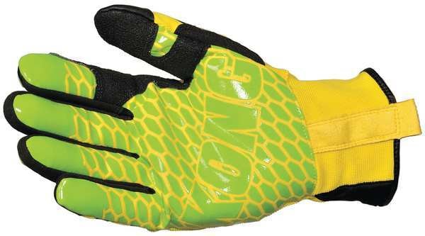 Mechanics Gloves, Impact Protection, L, PR