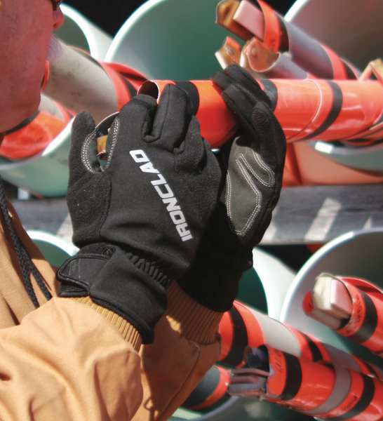 Cold Protection Gloves, Micro Fleece Lining, XL