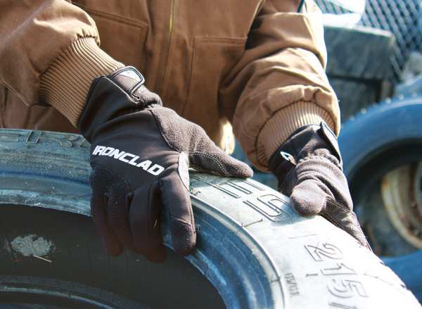Cold Protection Gloves, Micro Fleece Lining, XL