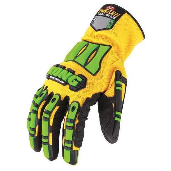 Mechanics Gloves, Impact Protection, L, PR