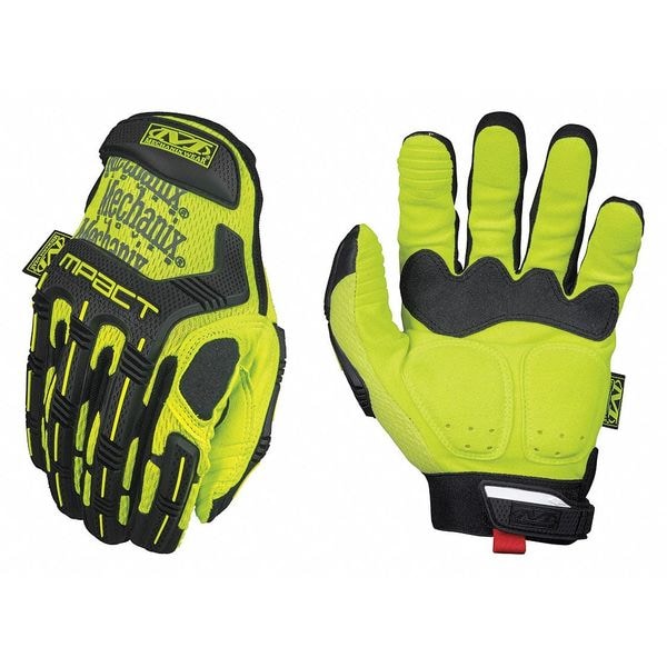 M-Pact XD Impact Gloves, L, Hi-Vis Yellow, PR