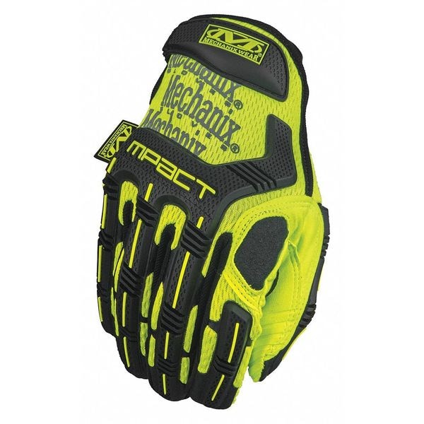 M-Pact XD Impact Gloves, M, Hi-Vis Yellow, PR