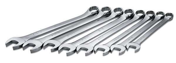 Combo Wrench Set, 1-1/16-1-1/2 in., 8 Pc