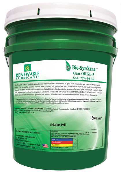 Bio-Based High Temperature Oil, 5 Gal