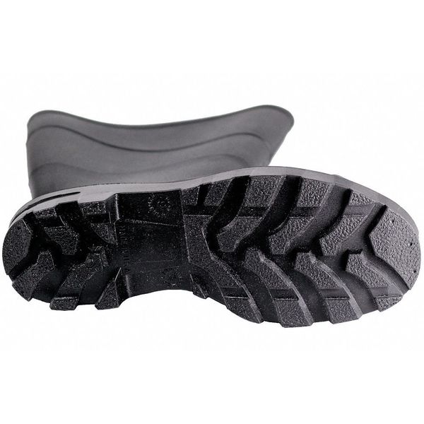 Size 11 Men's Steel Rubber Boot, Black