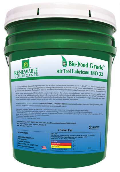 Biodegradable Food Grade Lubricant, 5 gal.