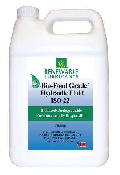1 gal Bio-Food Grade Hydraulic Fluids jug 22 ISO Viscosity