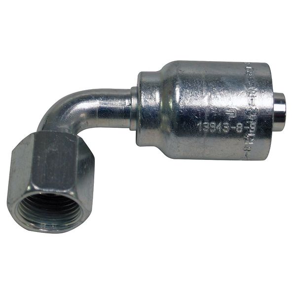 Hose Fitting, Female JIC, Elbow, Hose 1/2