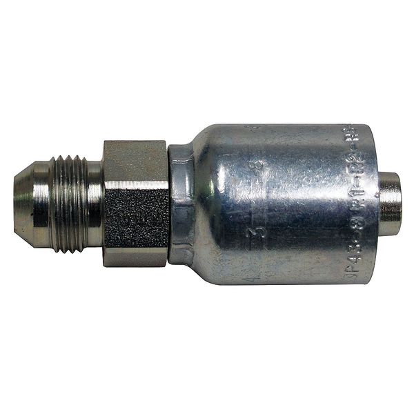 Hose Fitting, Male JIC, Straight, Hose 1/2