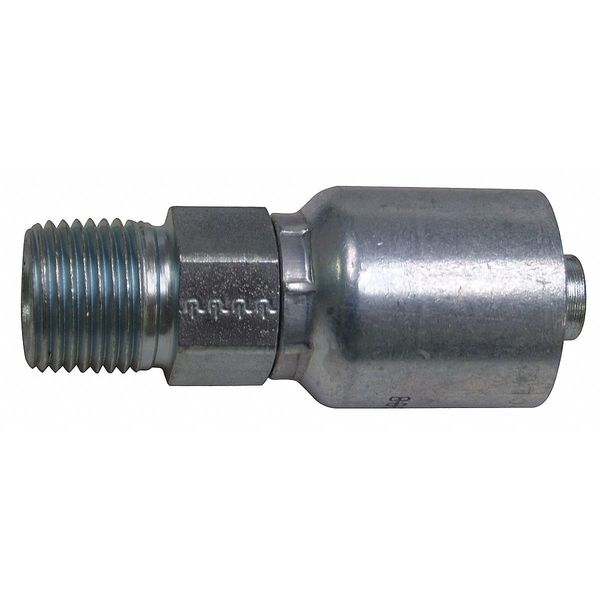 Hose Fitting, Male NPT, Straight, Hose 3/8