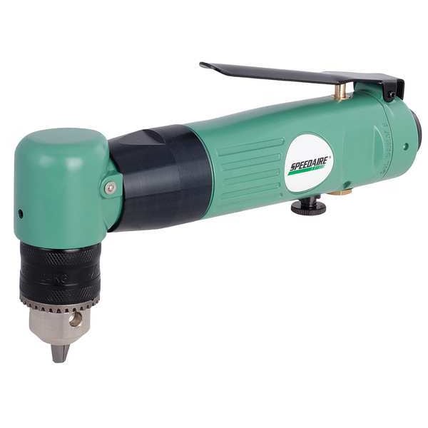 Air Drill, Keyed, 3/8 In, 1500 RPM