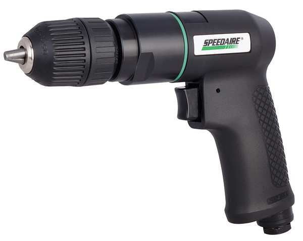 Air Drill, Keyless, 3/8 In, 2600 RPM