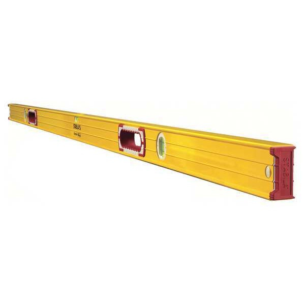Box Level, Aluminum, 78 in L, 3 Vials