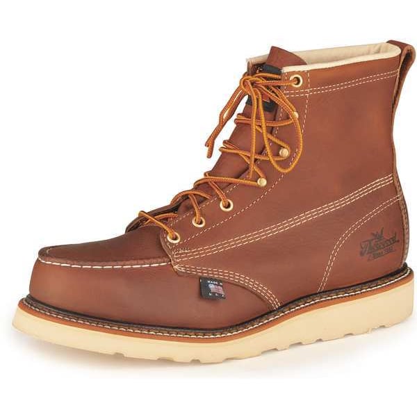 Size 13 Men's 6 in Work Boot Steel Work Boot, Brown