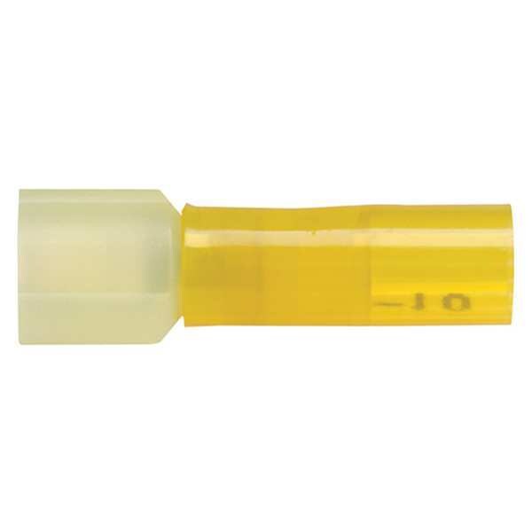 Male Disconnect, Yellow, 12-10AWG, PK10