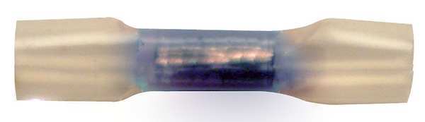 Butt Splice Connector, 16-14AWG, Blue, PK10