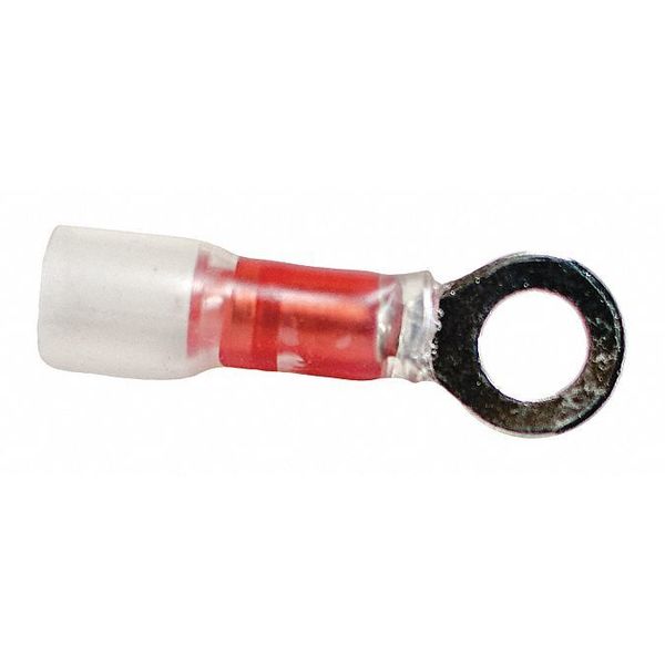 22-18 AWG Heat-Shrink Ring Terminal 1/4