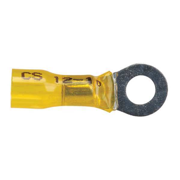 12-10 AWG Heat-Shrink Ring Terminal 1/4