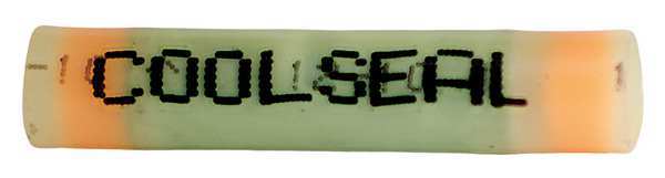 Butt Splice Connector, 12-10 AWG, Yel, PK5