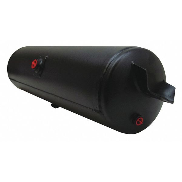 Air Tank, Steel, 125 psi, 8-1/4 In H