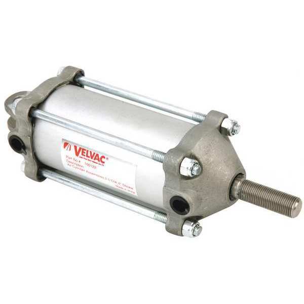 Air Cylinder, 2 1/2 in Bore, 4 in Stroke, Double Acting