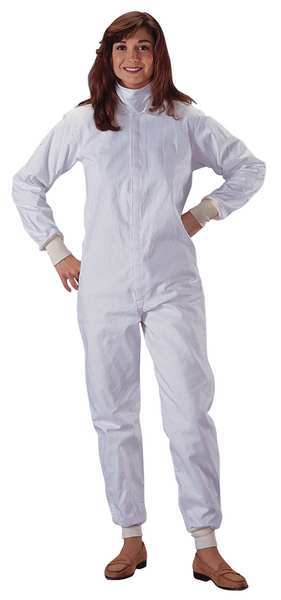 Lab Coverall, Chest Sz 56, 54x30, White