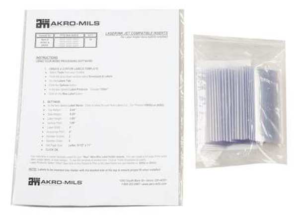 Card Stock Holder, 1-3/4 x 4 In., PK25