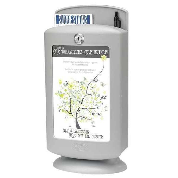Customizable Suggestion Box, Gray