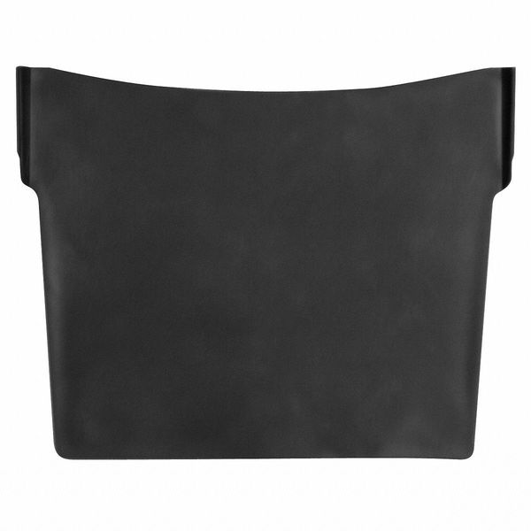 Plastic Divider, Black, 3 7/16 in L, Not Applicable W, 2 7/8 in H