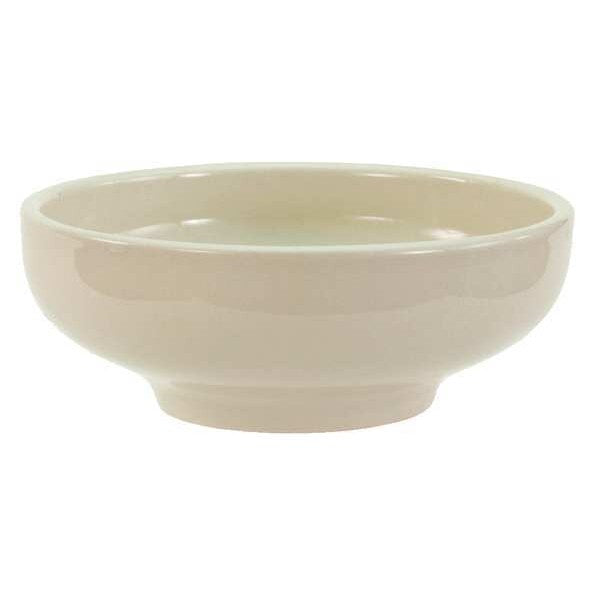 Footed Nappie Bowl, 16 oz., Ceramic Bone White PK12