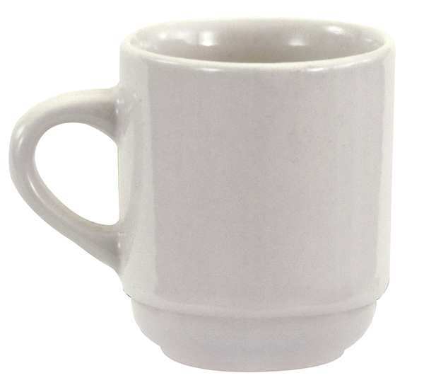 Bright White Alpine White Narrow Rim Cup 3-1/2 oz., Pk36