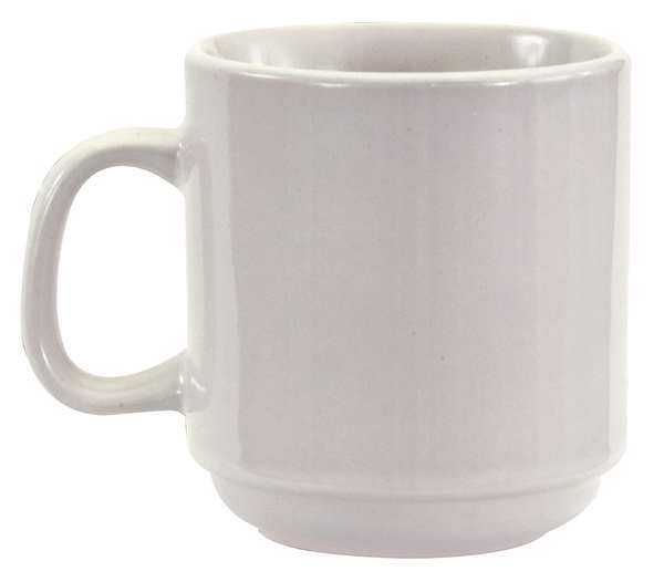 Bright White Alpine White Narrow Rim Mug 10 oz., Pk36