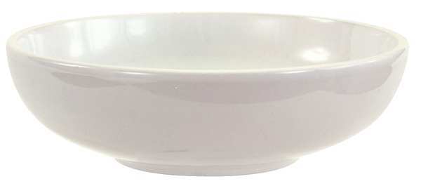 Footed Nappie Bowl, 42 oz., Ceramic Bright White PK12