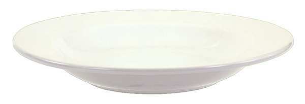 Rimmed Bowl, 15 oz., Ceramic Bright White PK24