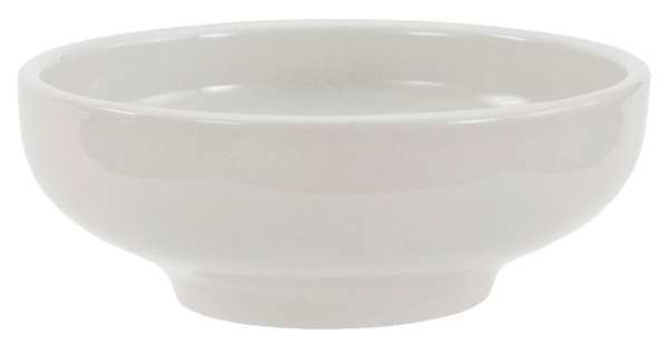 Footed Nappie Bowl, 16 oz., Ceramic Bright White PK12